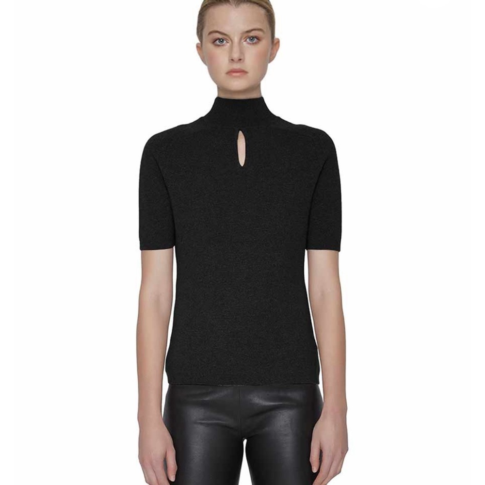 MAISON de Pappilon Zoe Cashmere Keyhole Top size XS